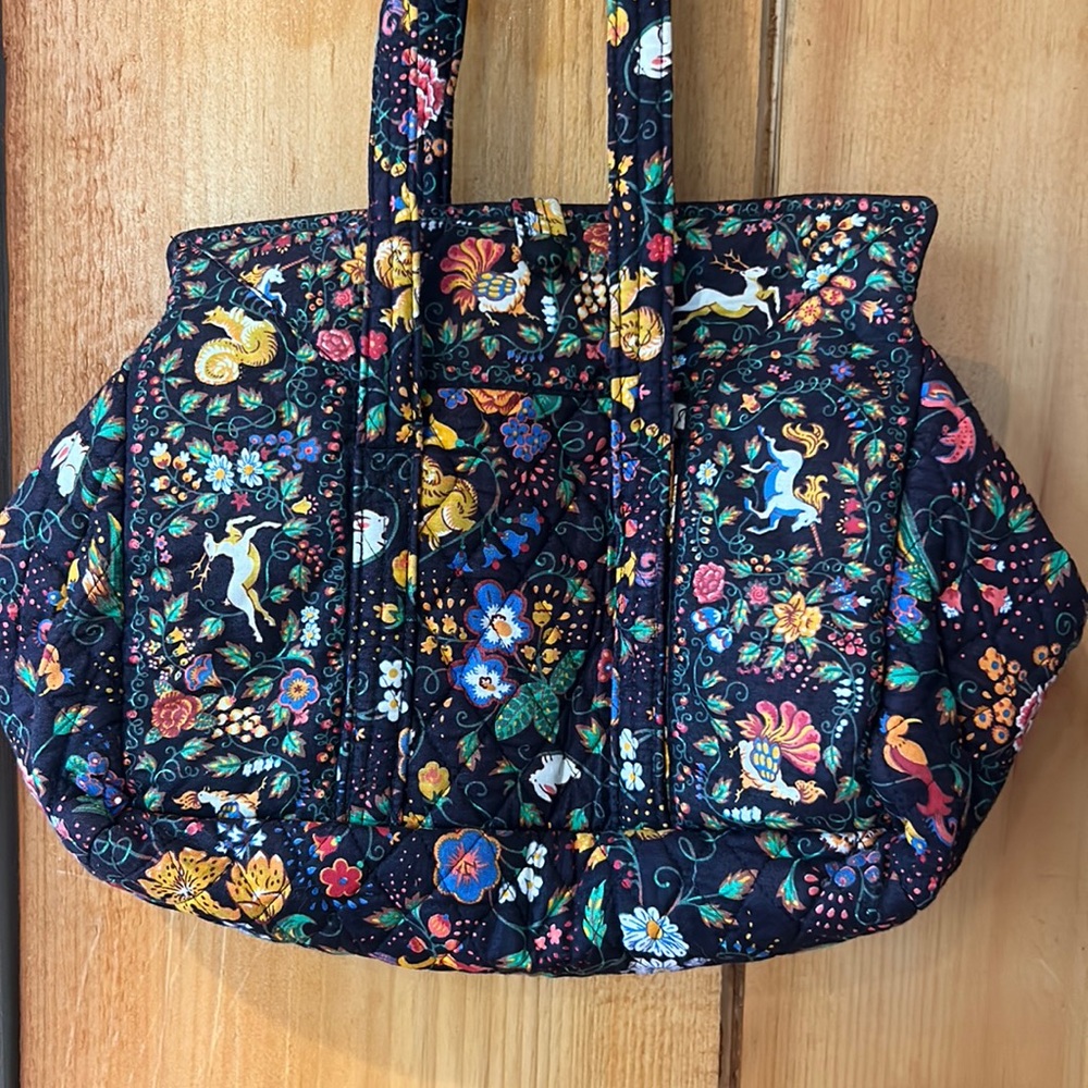 Vintage Vera Bradley Tavern on the Green Shoulder Bag